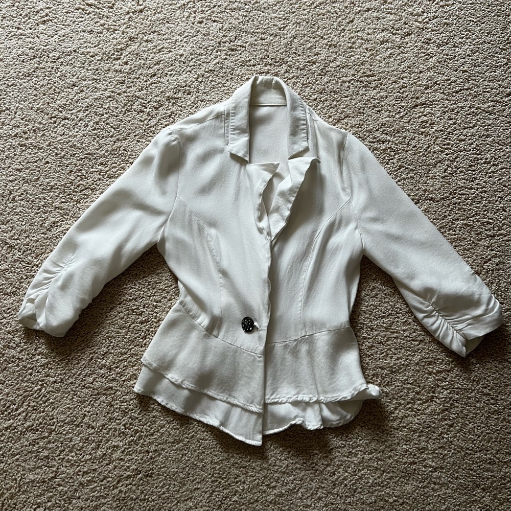 S/P White Guess Blazer
